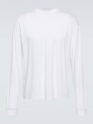 T-shirt en coton Auralee blanc