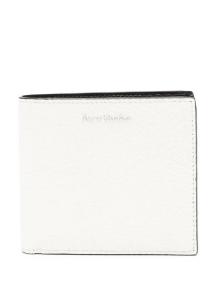 Læder kortholder Acne Studios hvid