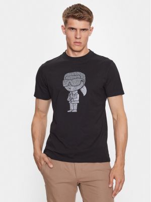 Тениска Karl Lagerfeld сиво