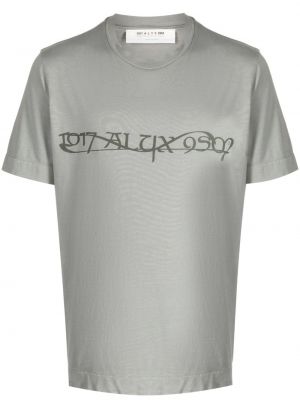 Kokvilnas t-krekls ar apdruku 1017 Alyx 9sm pelēks