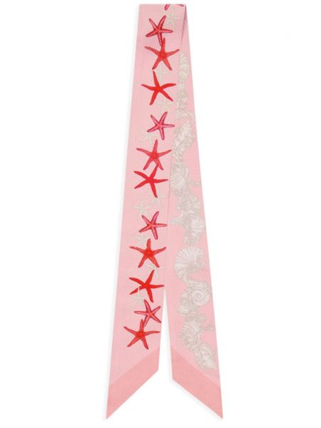 Cravate à imprimé à motif étoile Versace