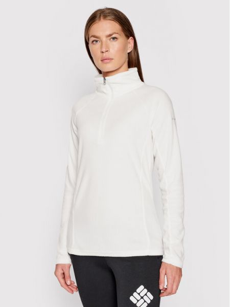 Fleece μπλούζα Columbia λευκό