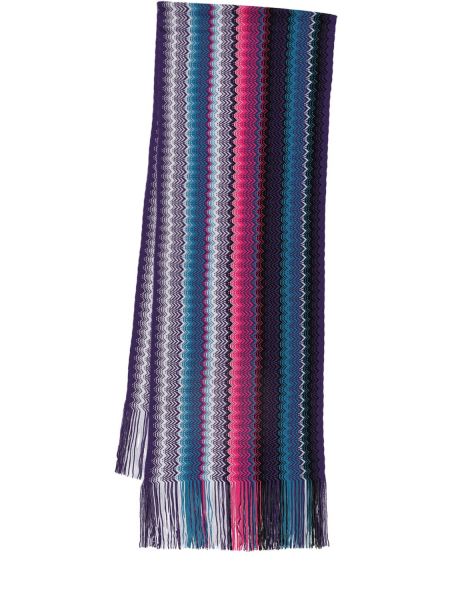 Ull frynser skjerf Missoni