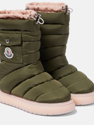 Пухени зимни обувки за сняг Moncler синьо