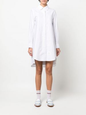 Hemdkleid mit plisseefalten Thom Browne