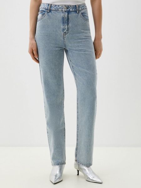 Голубые прямые джинсы Concept Club