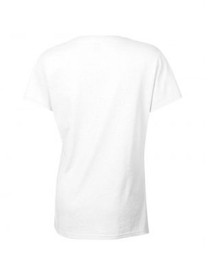 Хлопковая футболка с коротким рукавом Gildan белая