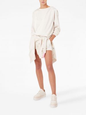 Jersey shorts mit print Emporio Armani weiß