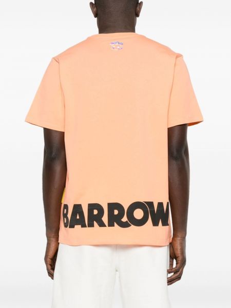 Памучна тениска Barrow оранжево