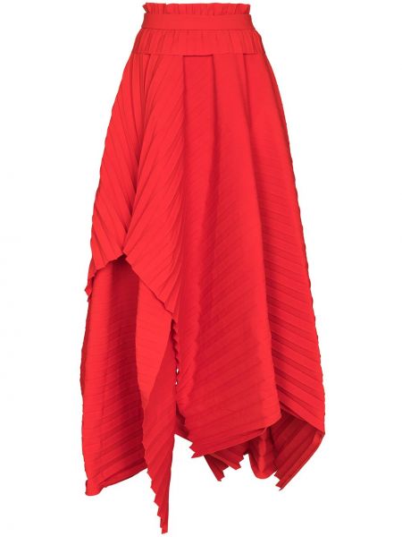 Falda asimétrica A.w.a.k.e. Mode rojo