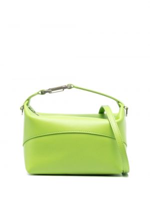 Δερμάτινη τσάντα shopper Eéra πράσινο