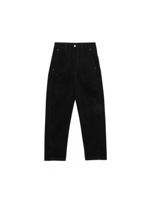 Czarne proste jeansy Lemaire