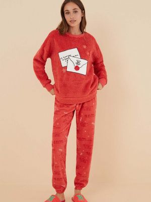Pidžama Women'secret crvena