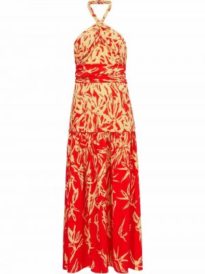 Trykt floral dress Proenza Schouler oransje