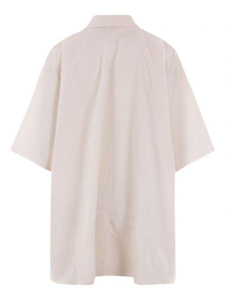 Cord hemd mit geknöpfter aus baumwoll Dusan weiß