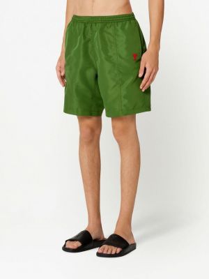 Tikitud lühikesed püksid Ami Paris roheline