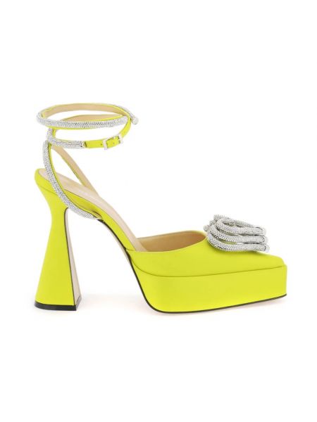 Sandale mit hohem absatz Mach & Mach gelb