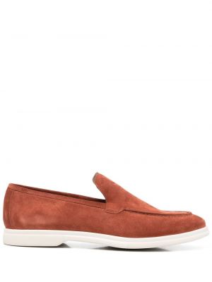 Slip-on ruskind loafers Eleventy brun