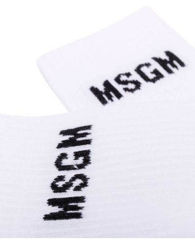 Calcetines Msgm blanco