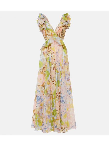 Ruffle floral dress Zimmermann