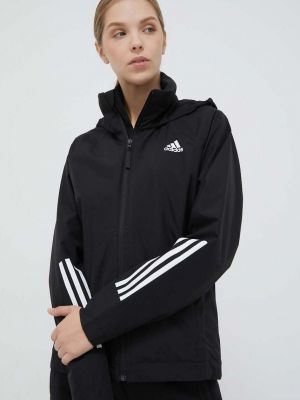 Rövid kabát Adidas fekete