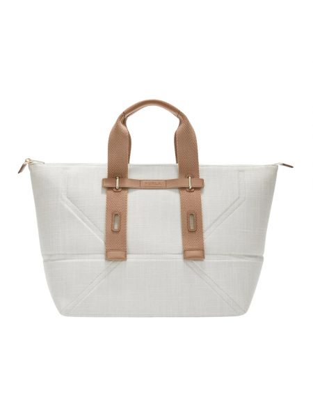 Shopper handtasche mit taschen Furla weiß
