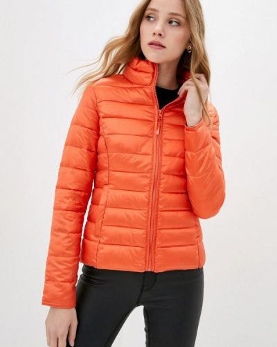 Утеплена куртка Only, помаранчева