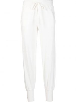 Плетени панталони jogger Allude бяло