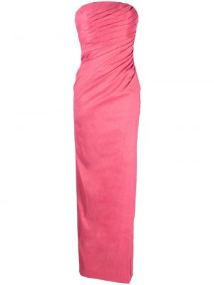 Plisirana koktel haljina Rachel Gilbert ružičasta