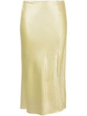 Žakárová puzdrová sukňa Forte Forte zlatá