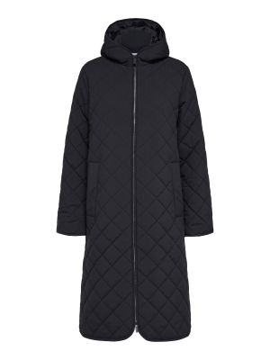 Žieminis paltas Selected Femme juoda