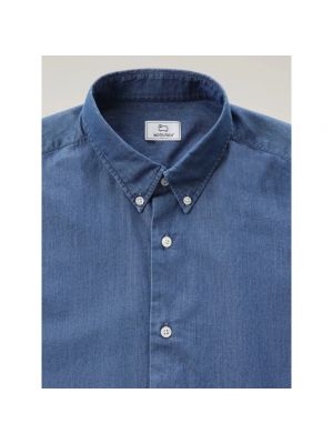 Camisa vaquera Woolrich azul