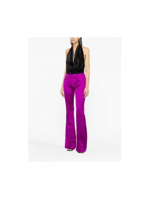 Pantalones de raso Tom Ford violeta