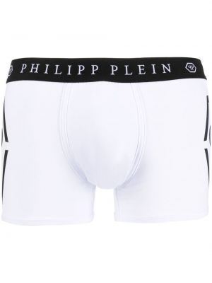 Trykt boksershorts Philipp Plein hvit