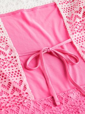 Платье из джерси из джерси H&m розовое