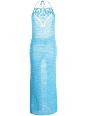 Плетена макси рокля Letanne синьо