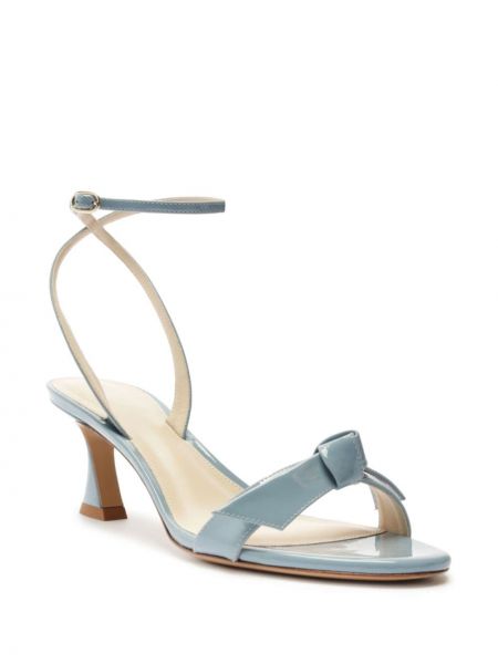 Lakované kožené sandály Alexandre Birman modré