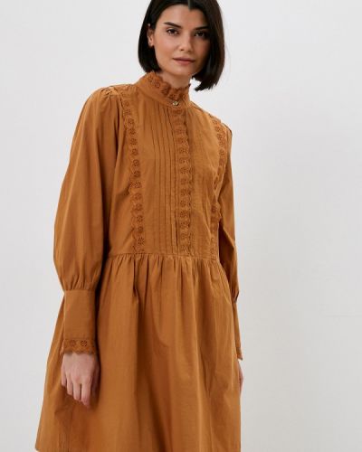 Платье NÜmph, коричневое
