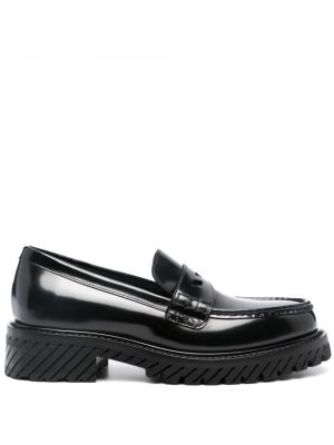 Pantofi loafer din piele cu dungi Off-white