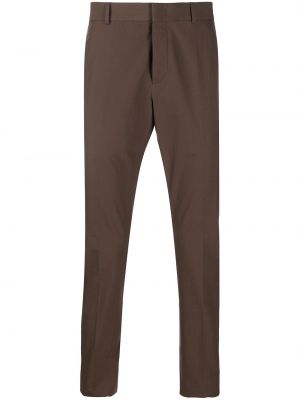 Pantalones slim fit Valentino marrón