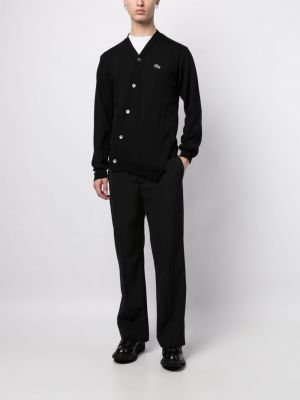 Asymetrický vlněný kardigan Comme Des Garçons Shirt černý