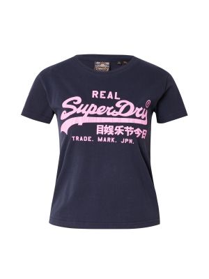 Тениска Superdry синьо