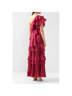 Шелковое платье Johanna Ortiz розовое