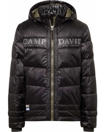 CAMP DAVID Zimná bunda  sivá / čierna