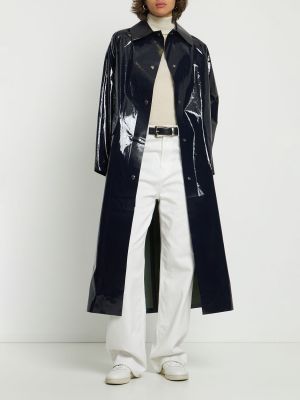 Lakovaný bavlnený kabát Kassl Editions