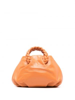 Leder shopper handtasche Hereu orange