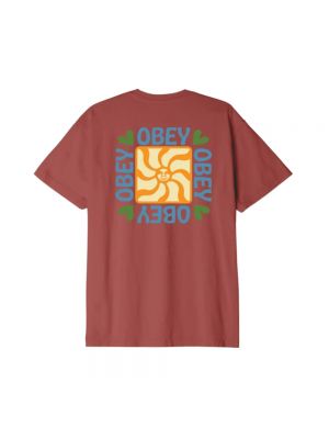 Camiseta Obey naranja