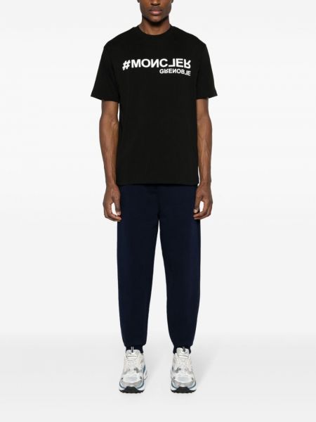 Kokvilnas t-krekls Moncler Grenoble