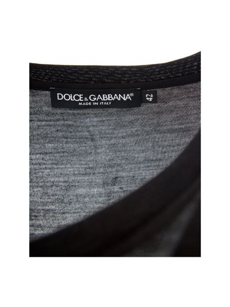 Camiseta de lana Dolce & Gabbana negro