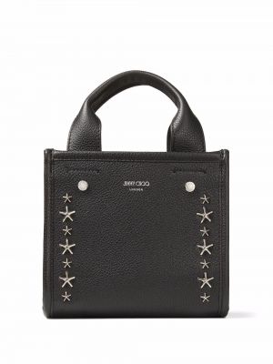 Lær mini bag Jimmy Choo svart